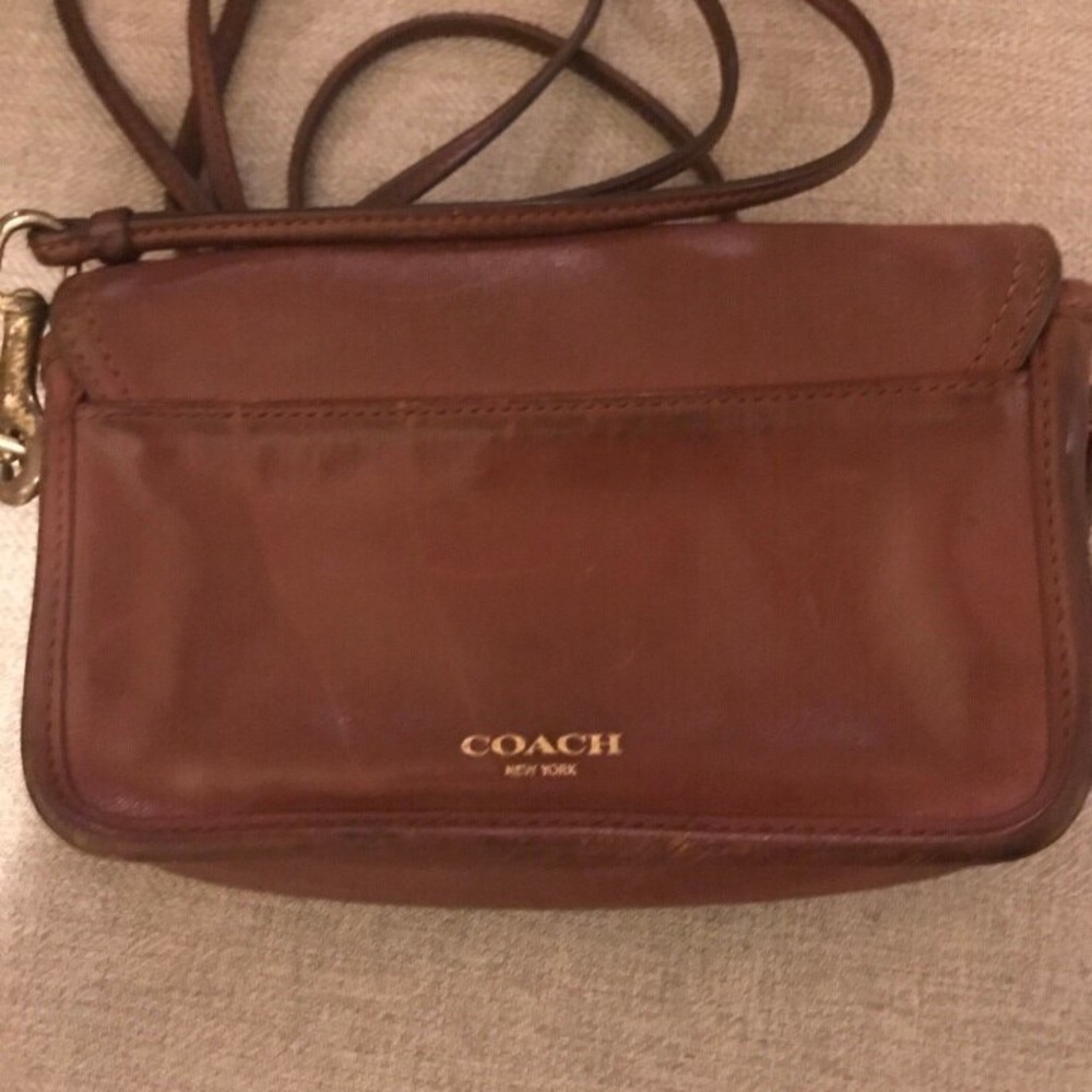 Coach Cross Body Purse Riley Leather